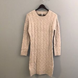 🌸🌸 Pink Blush MATERNITY Cable Knit Sweater Dress